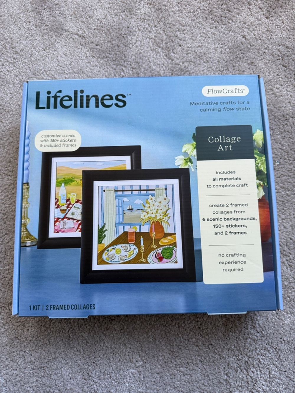 NEW- Lifelines FlowCrafts Collage Art